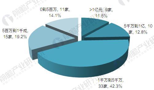 2016年中国3D打印行业企业竞争营收规模格局